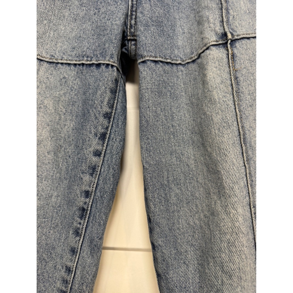 Pistola Cassie Super High Rise Straight Jeans Meridian Blue Hemp Blend Size 27 - Picture 8 of 13